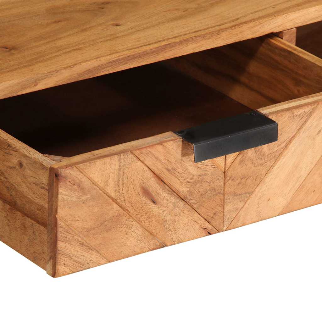 Coffee Table 110x55x40 cm Solid Wood Acacia