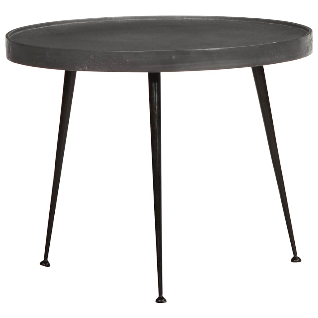 Coffee Table 2 pcs Black Engineered Wood