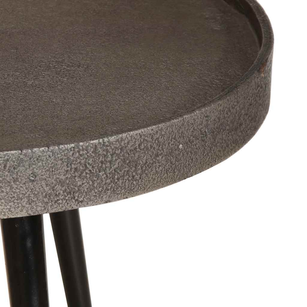 Coffee Table 2 pcs Silver Engineered Wood