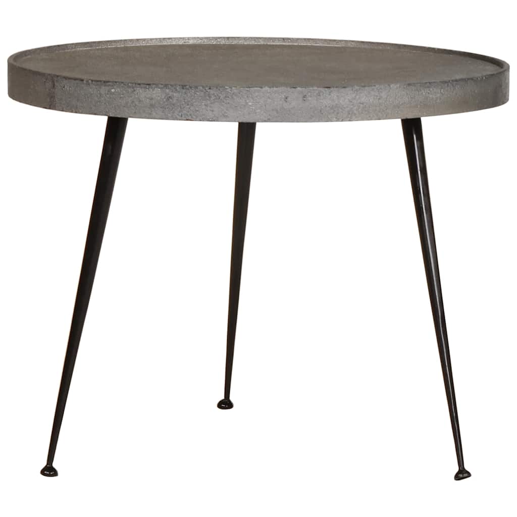 Coffee Table 3 pcs Silver Engineered Wood