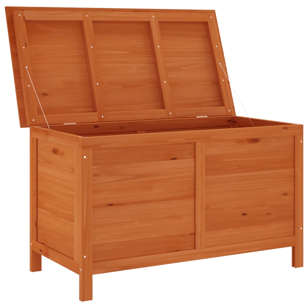 Solid Fir Wood Garden Storage Box 99x49.5x58.5 cm