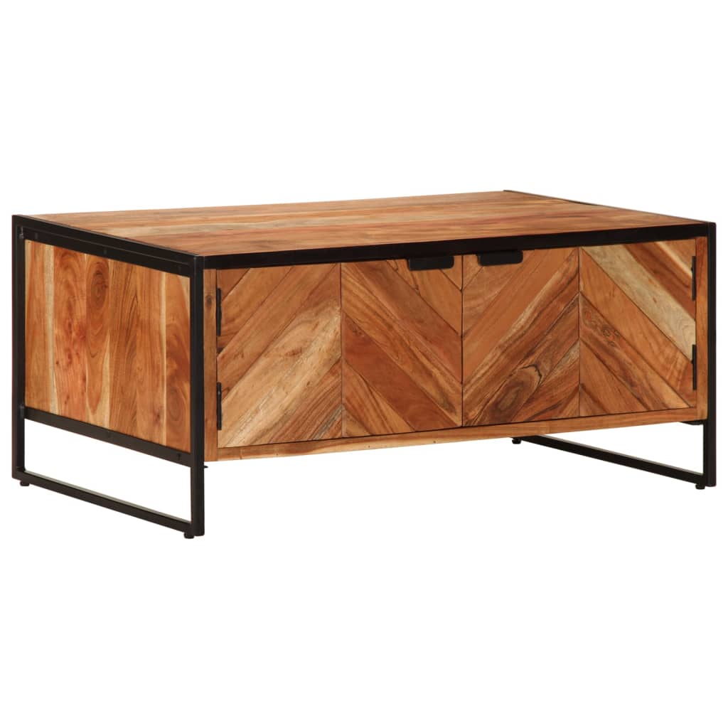 Coffee Table 90x55x40 cm Solid Wood Acacia