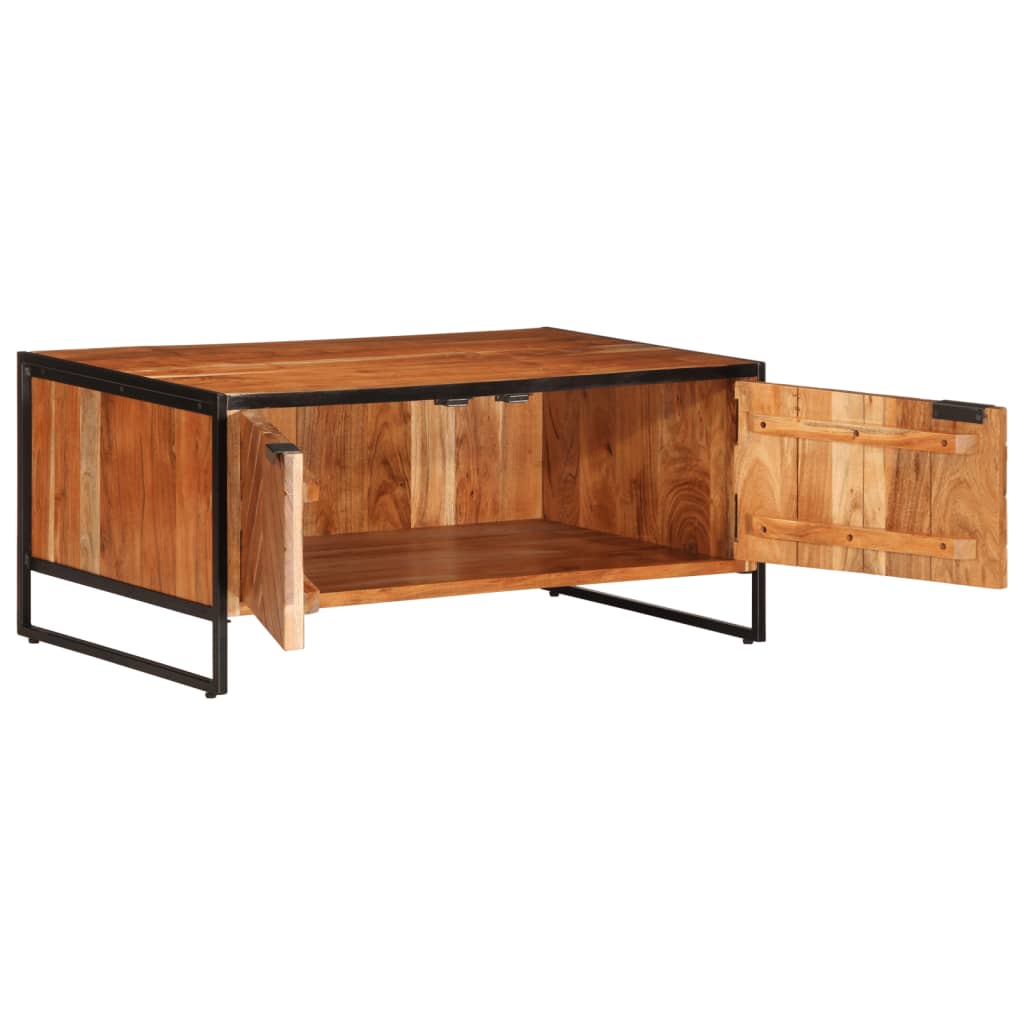 Coffee Table 90x55x40 cm Solid Wood Acacia