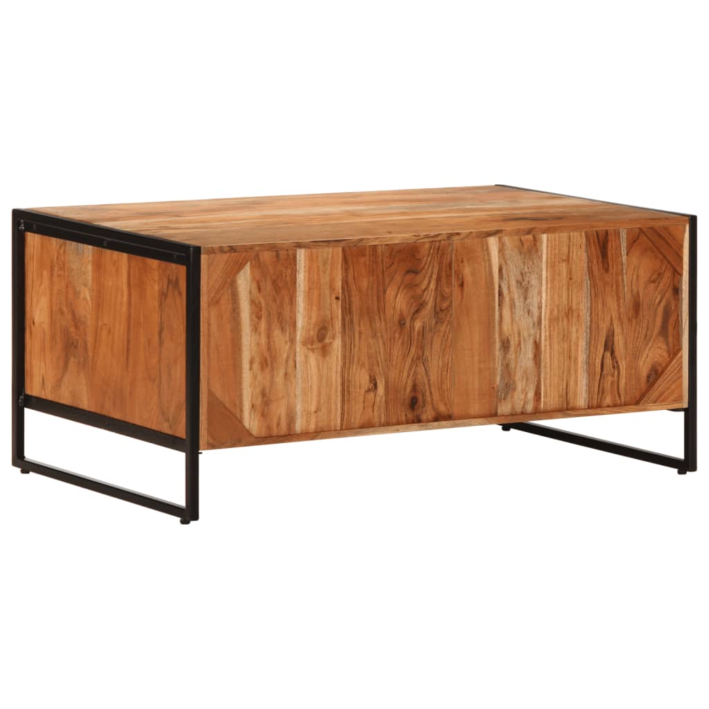 Coffee Table 90x55x40 cm Solid Wood Acacia