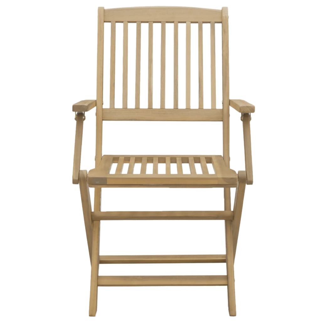 7 Piece Garden Dining Set Solid Wood Acacia