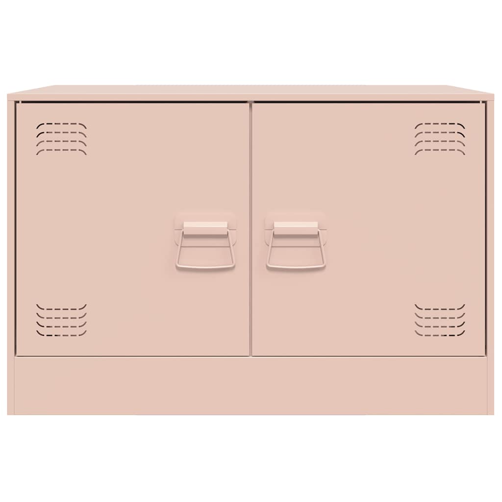 TV Cabinet Pink 67x39x44 cm Steel