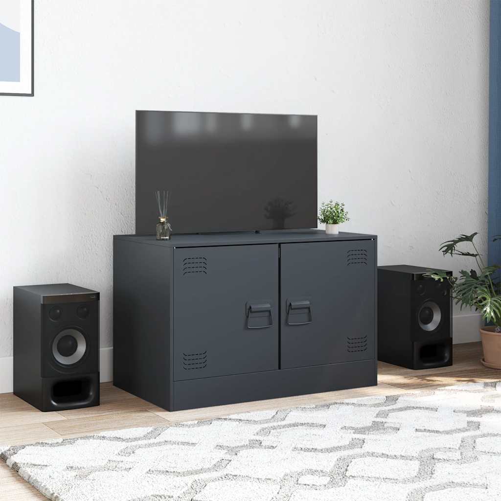 TV Cabinet Anthracite 67x39x44 cm Steel