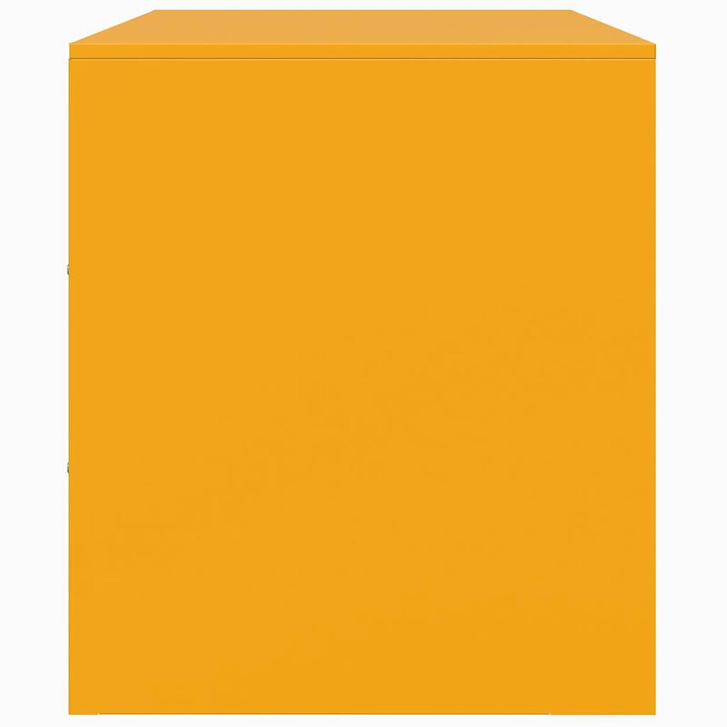 TV Cabinet Mustard Yellow 67x39x44 cm Steel