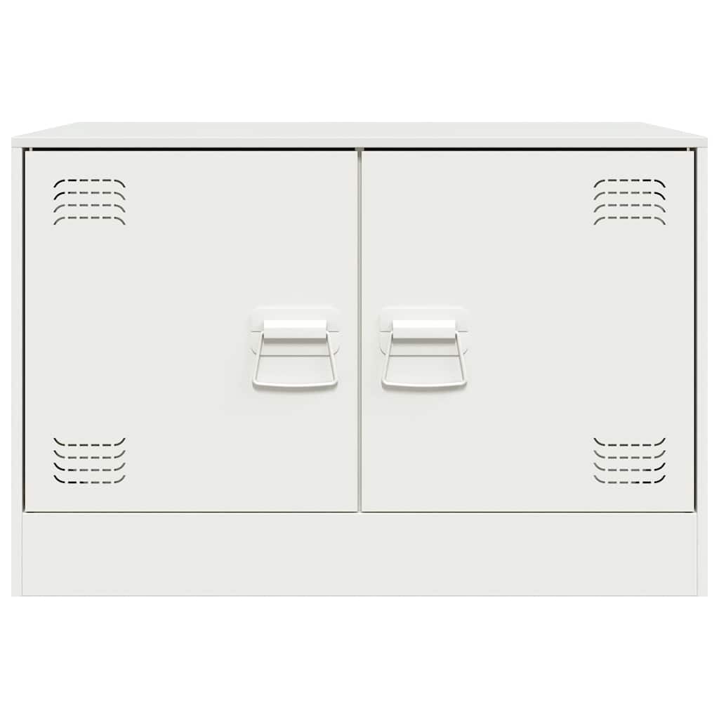 TV Cabinet White 67x39x44 cm Steel