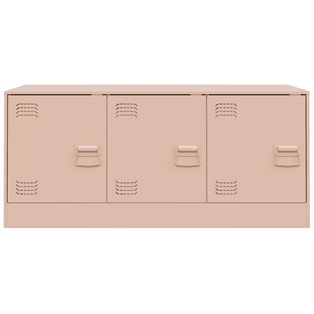 TV Cabinet Pink 99x39x44 cm Steel