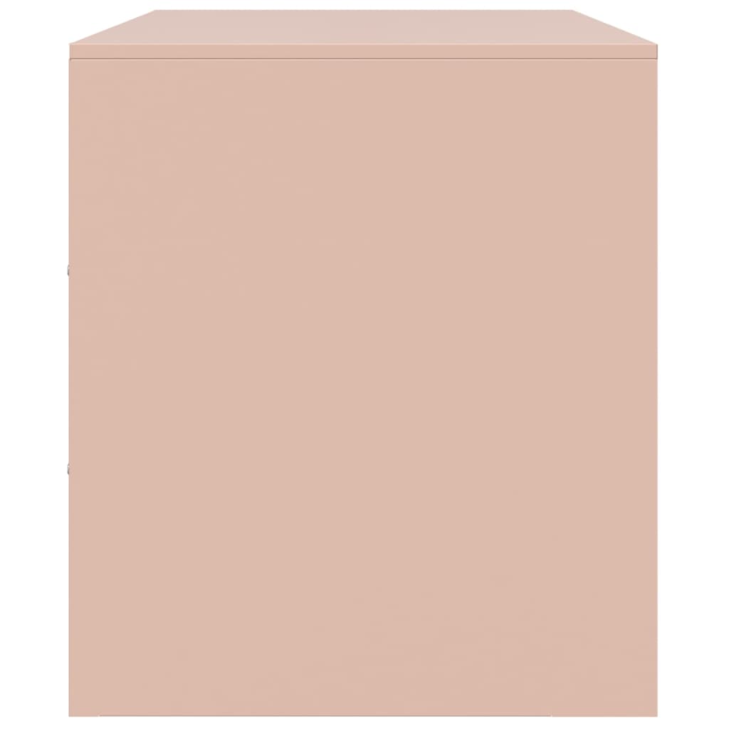 TV Cabinet Pink 99x39x44 cm Steel