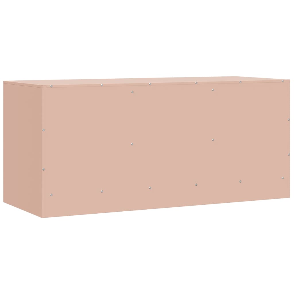 TV Cabinet Pink 99x39x44 cm Steel