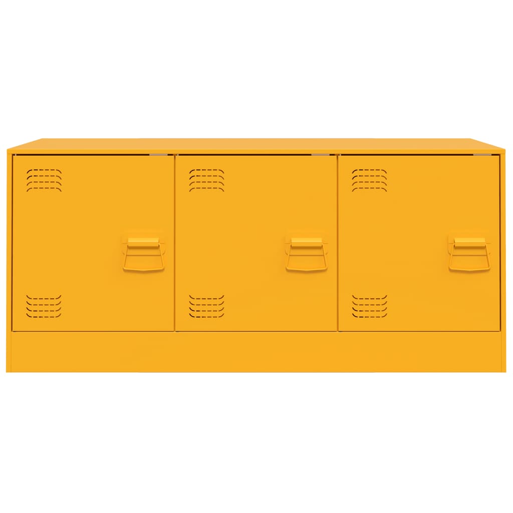 TV Cabinet Mustard Yellow 99x39x44 cm Steel