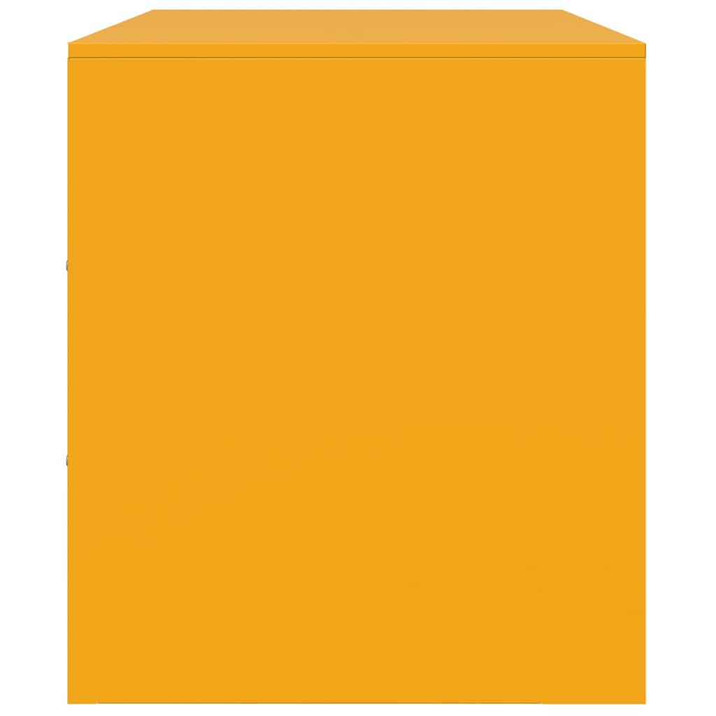 TV Cabinet Mustard Yellow 99x39x44 cm Steel