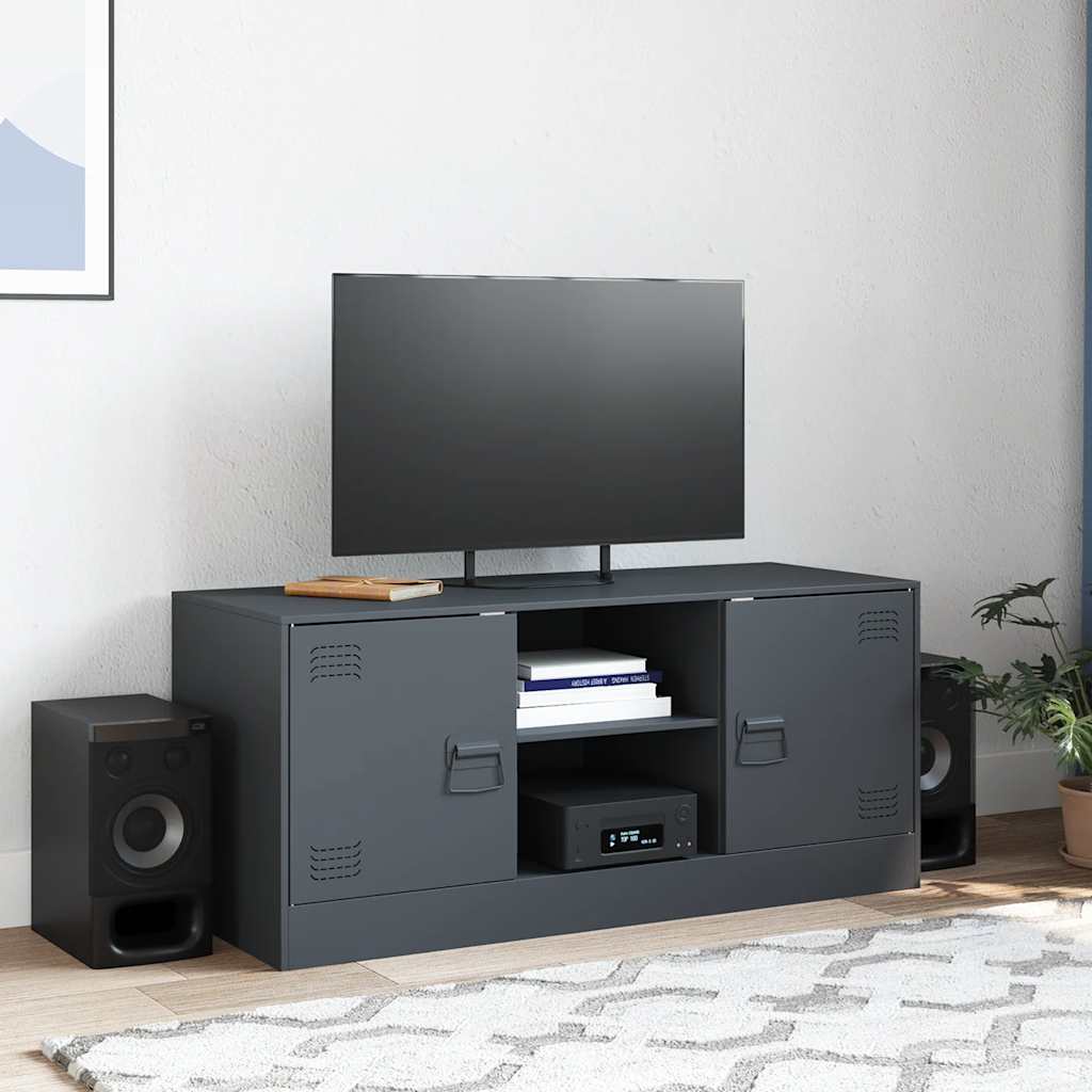 TV Cabinet Anthracite 99x39x44 cm Steel