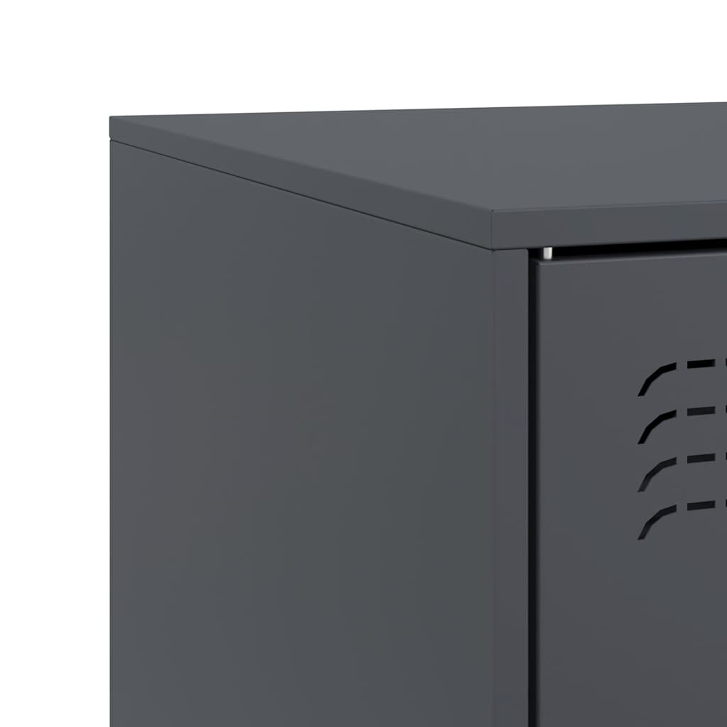 TV Cabinet Anthracite 99x39x44 cm Steel