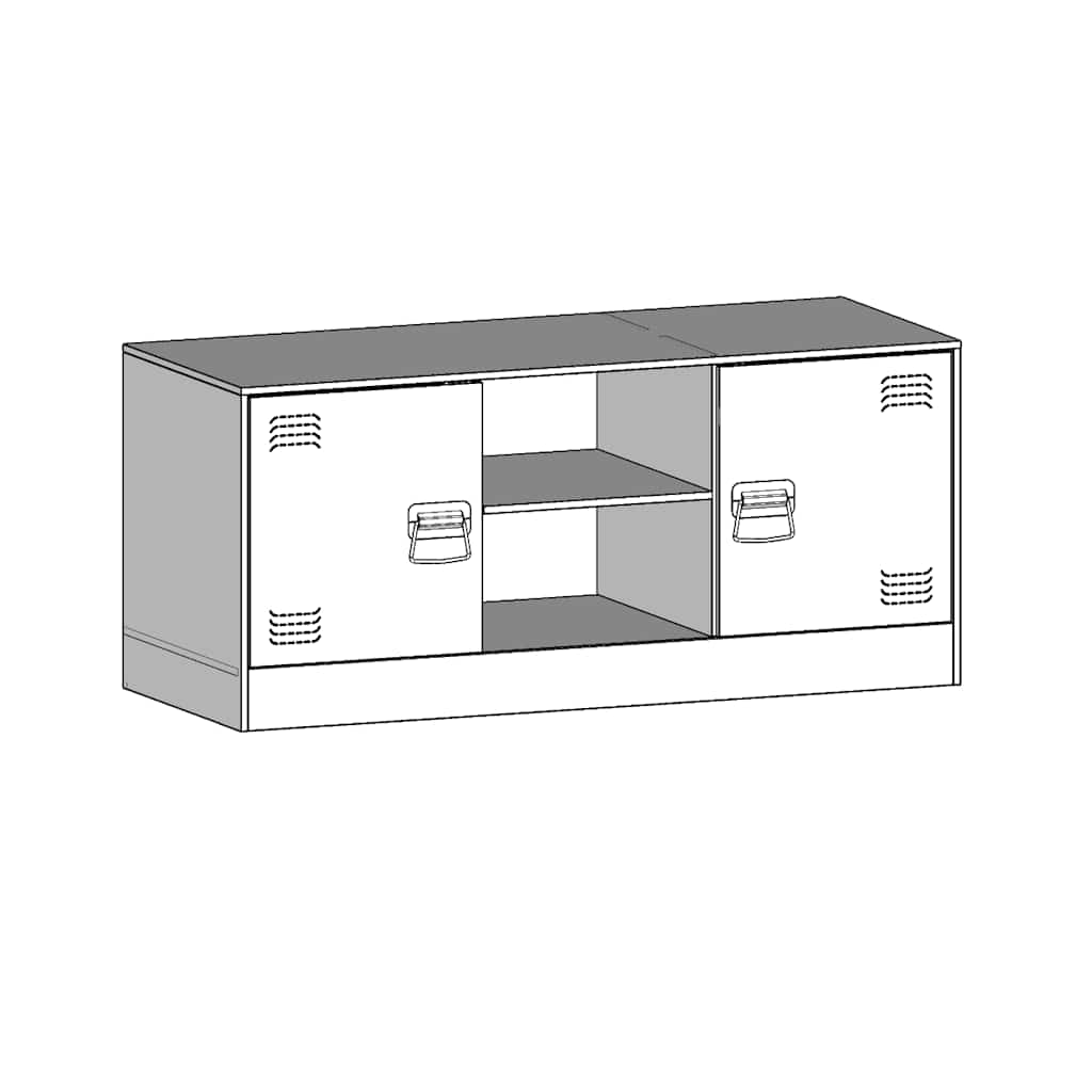 TV Cabinet Anthracite 99x39x44 cm Steel
