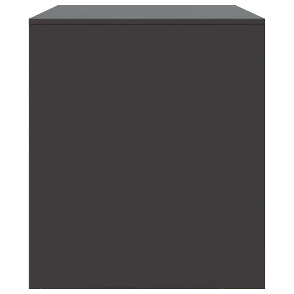 TV Cabinet Black 67x39x44 cm Steel