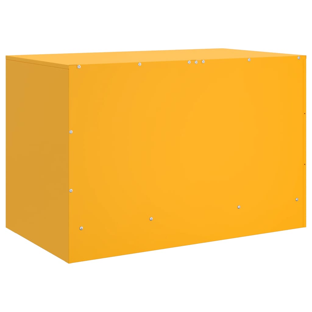 TV Cabinet Mustard Yellow 67x39x44 cm Steel