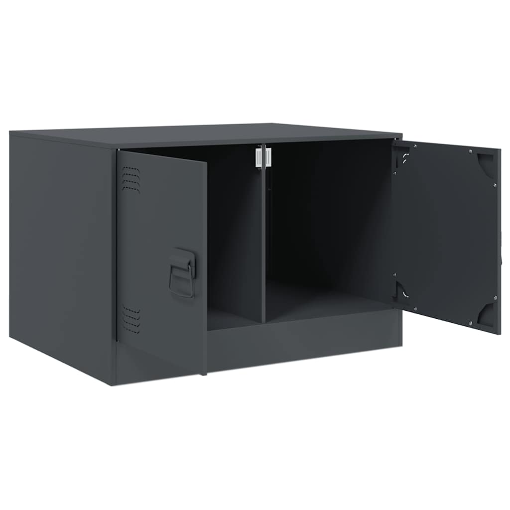 Coffee Table Anthracite 67x50x44 cm Steel