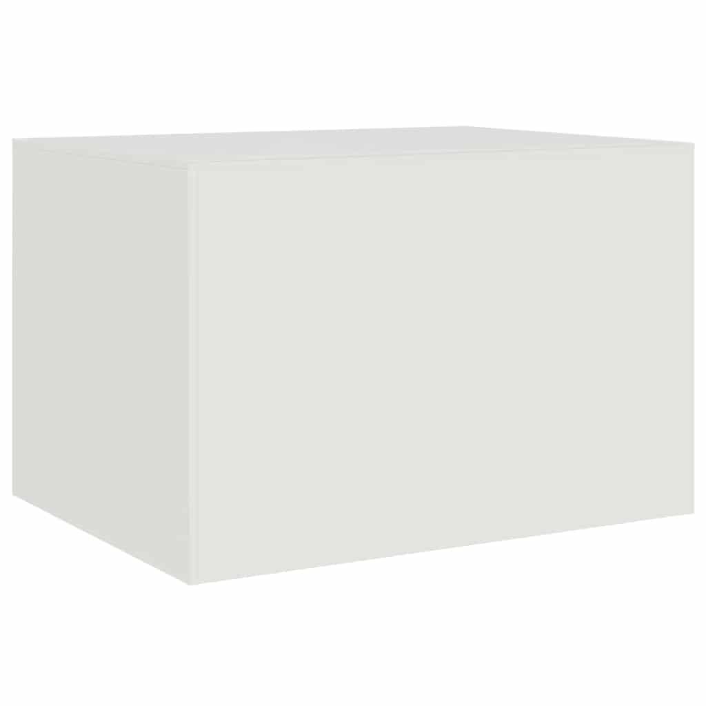 Coffee Table White 67x50x44 cm Steel