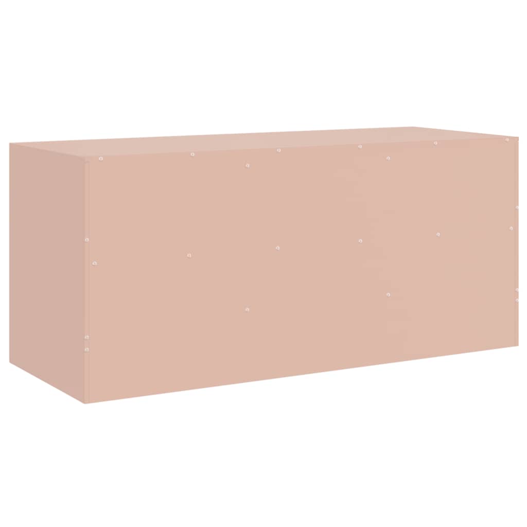 TV Cabinet Pink 99x39x44 cm Steel