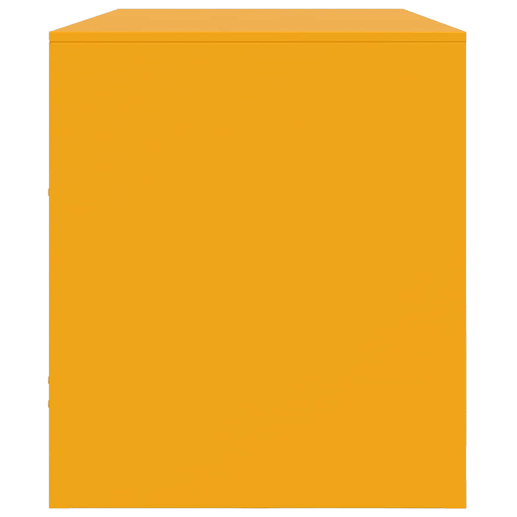TV Cabinet Mustard Yellow 99x39x44 cm Steel