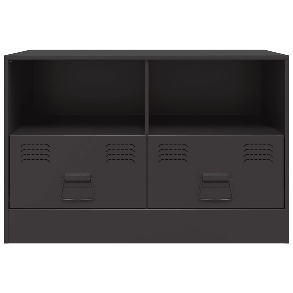 TV Cabinet Black 67x39x44 cm Steel