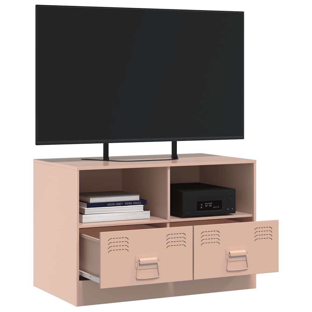 TV Cabinet Pink 67x39x44 cm Steel