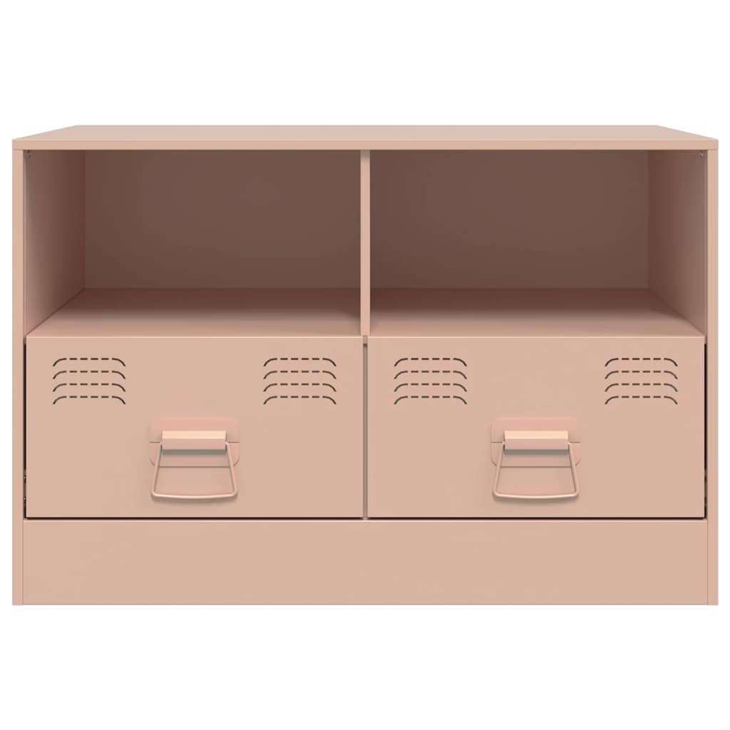 TV Cabinet Pink 67x39x44 cm Steel