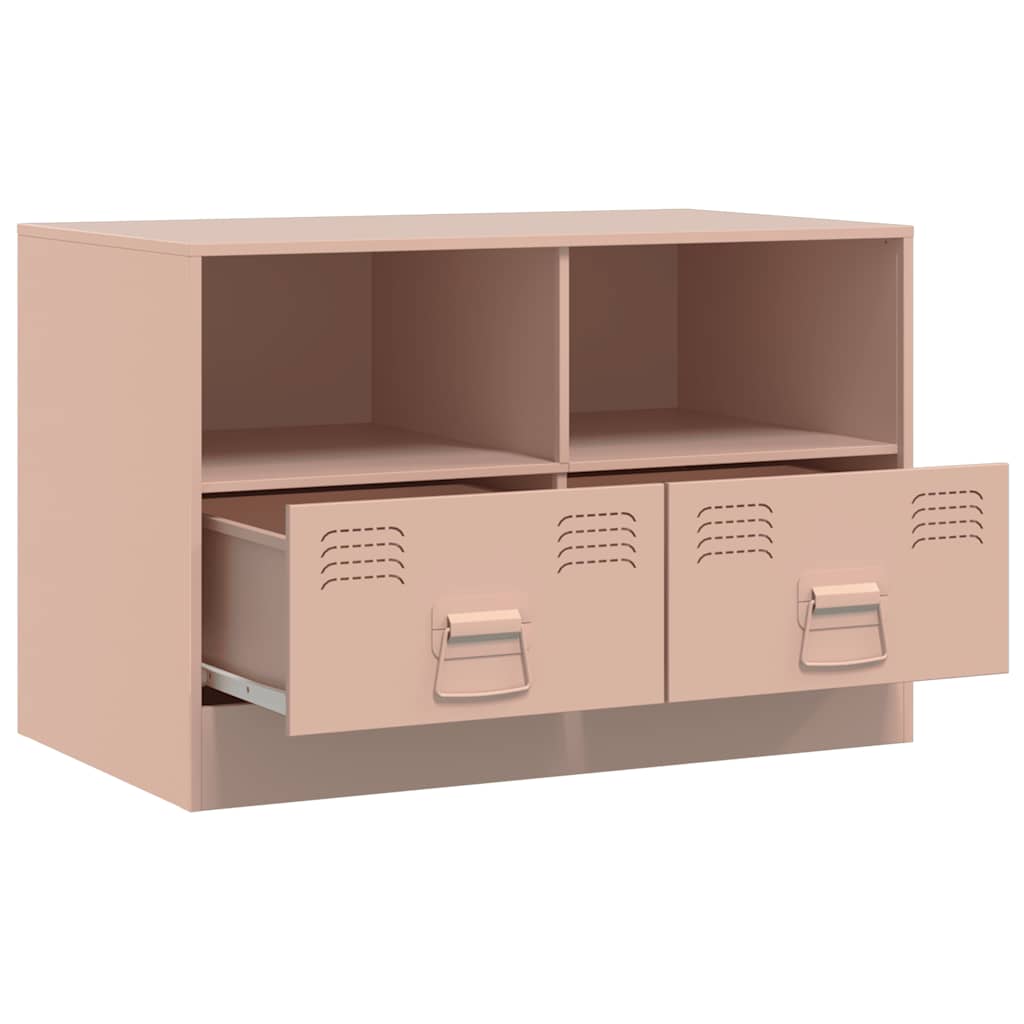 TV Cabinet Pink 67x39x44 cm Steel