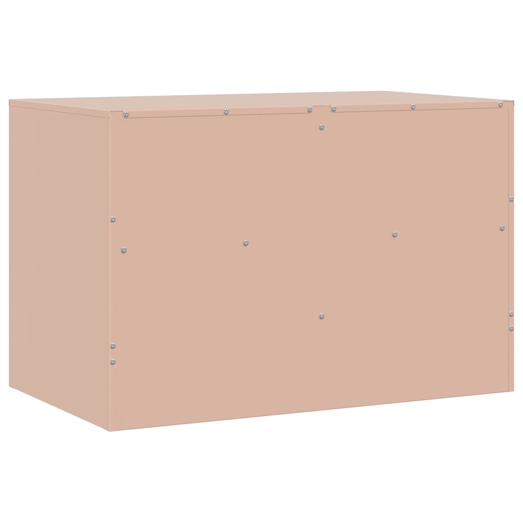 TV Cabinet Pink 67x39x44 cm Steel