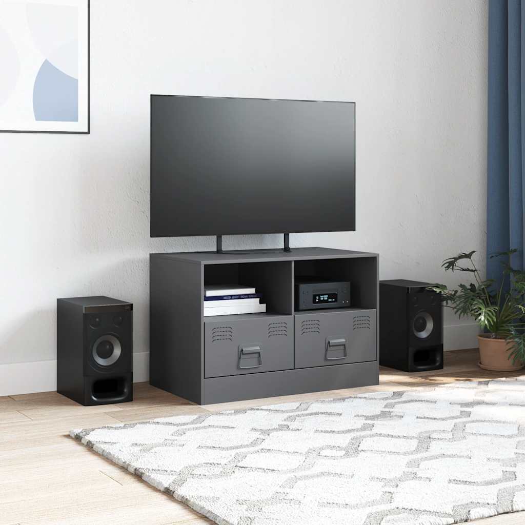TV Cabinet Anthracite 67x39x44 cm Steel
