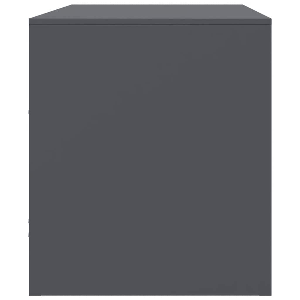 TV Cabinet Anthracite 67x39x44 cm Steel