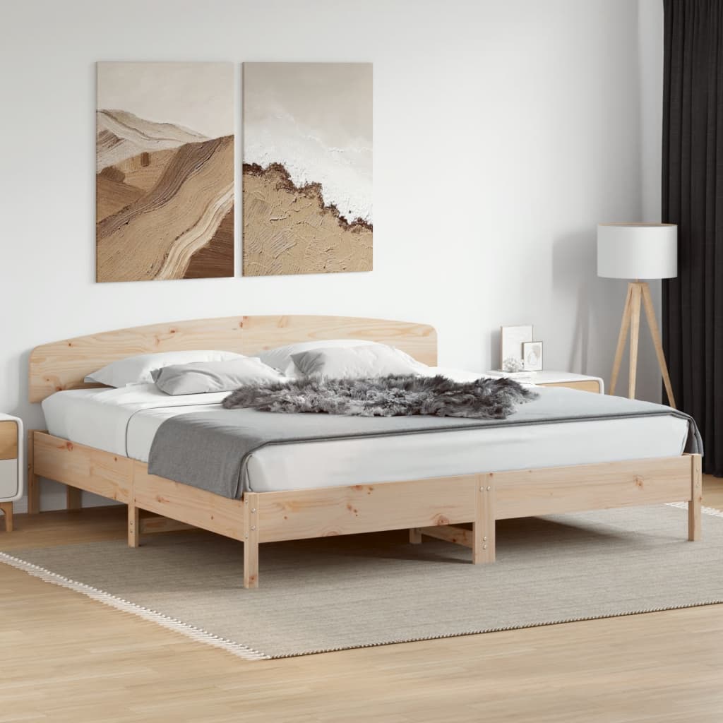 Solid Pine Headboard, 200 cm - Durable & Stylish Design