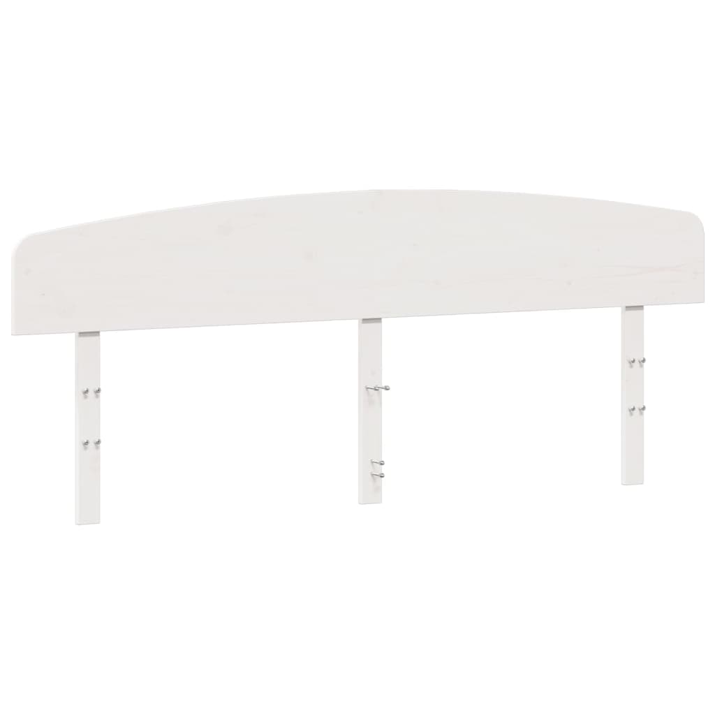 Solid Pine Headboard, White, 200 cm - Elegant & Durable Design