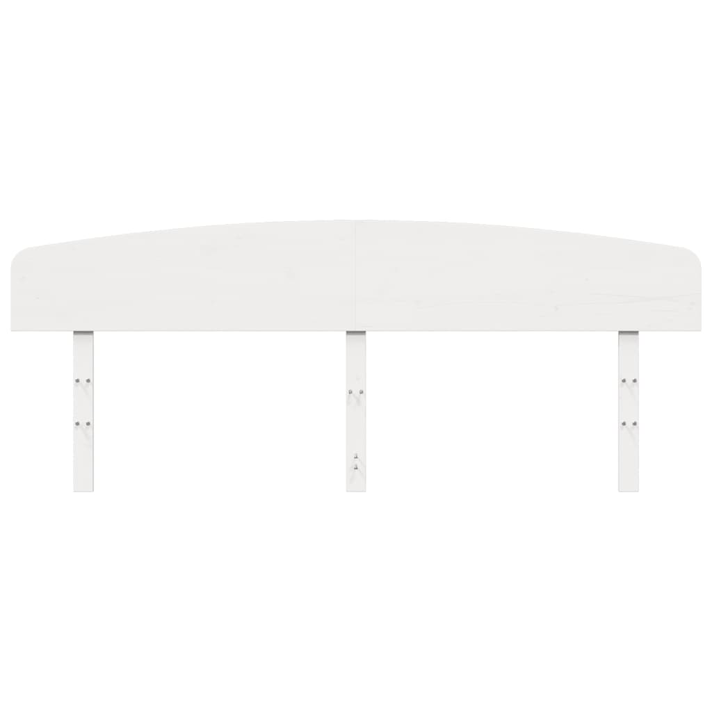 Solid Pine Headboard, White, 200 cm - Elegant & Durable Design