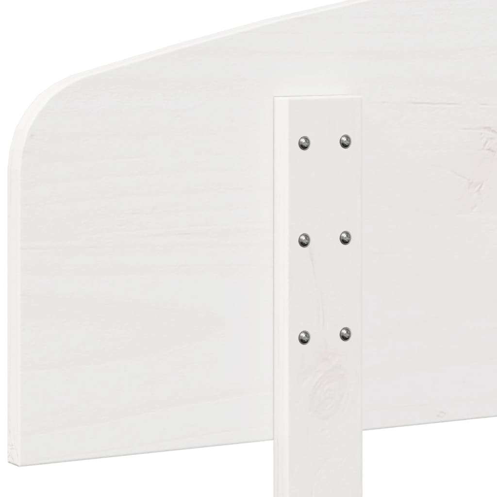 Solid Pine Headboard, White, 200 cm - Elegant & Durable Design