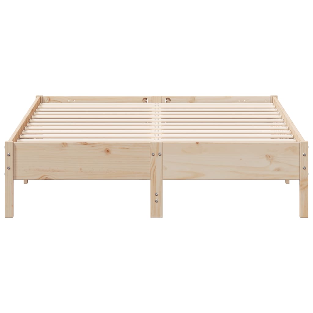 Solid Pine Wood Bed Frame 120x200 cm - No Mattress