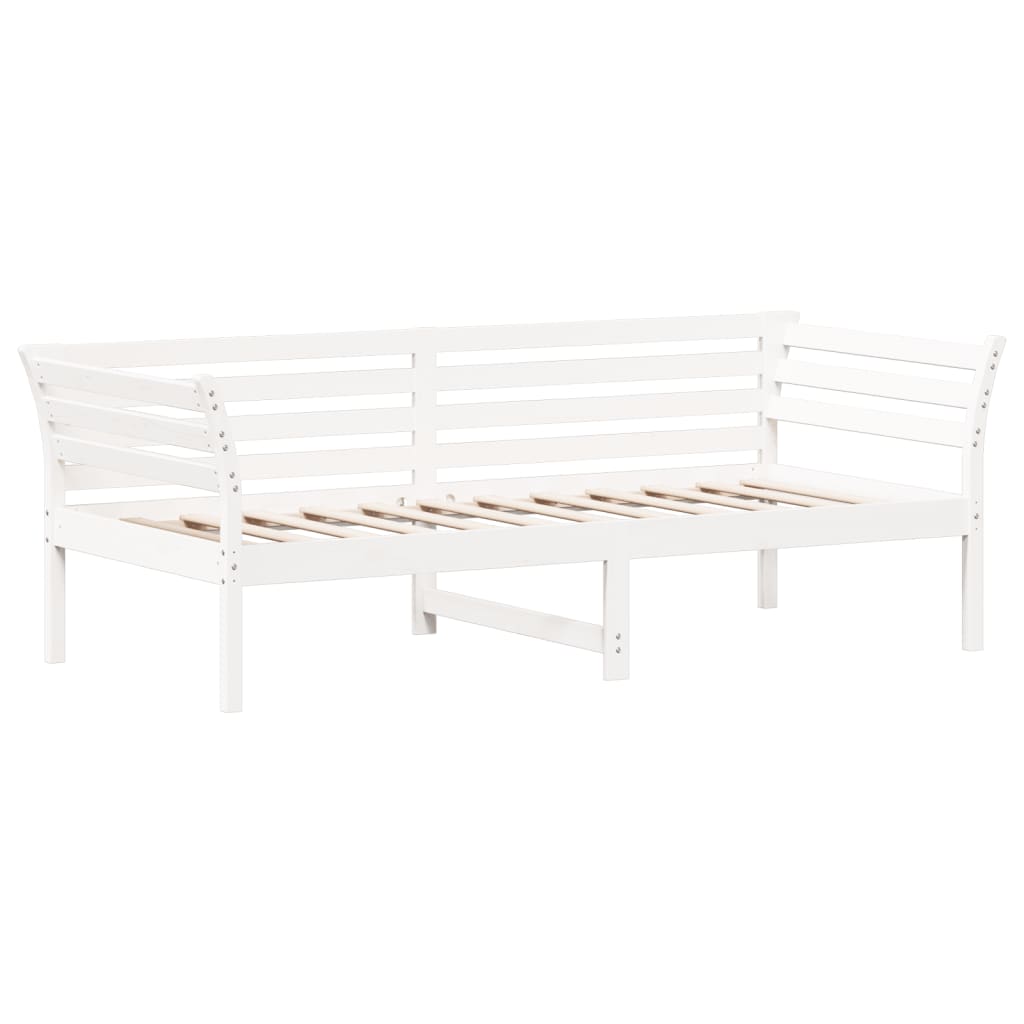 Solid Pine White Day Bed 80x200 cm - No Mattress Included