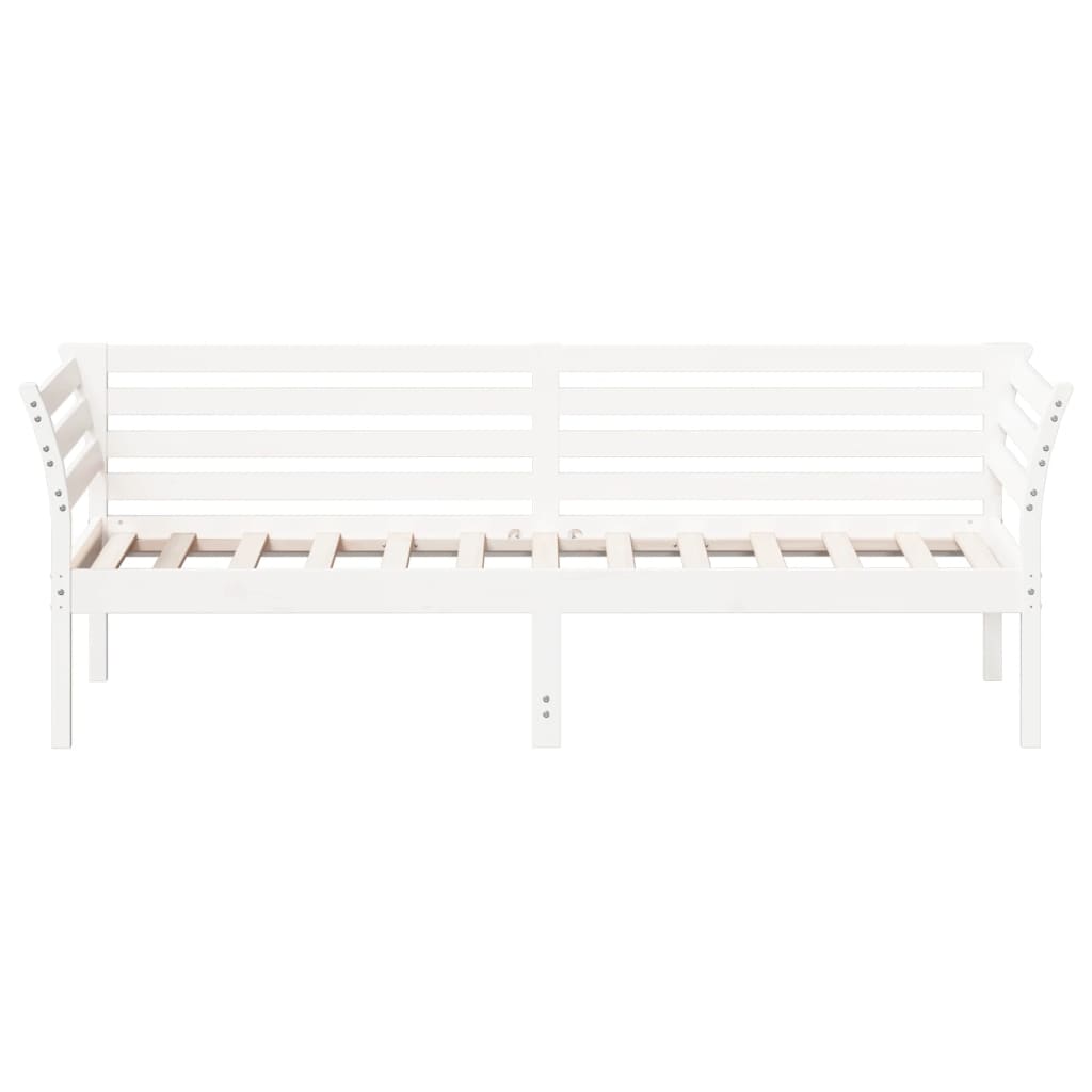 Solid Pine White Day Bed 80x200 cm - No Mattress Included