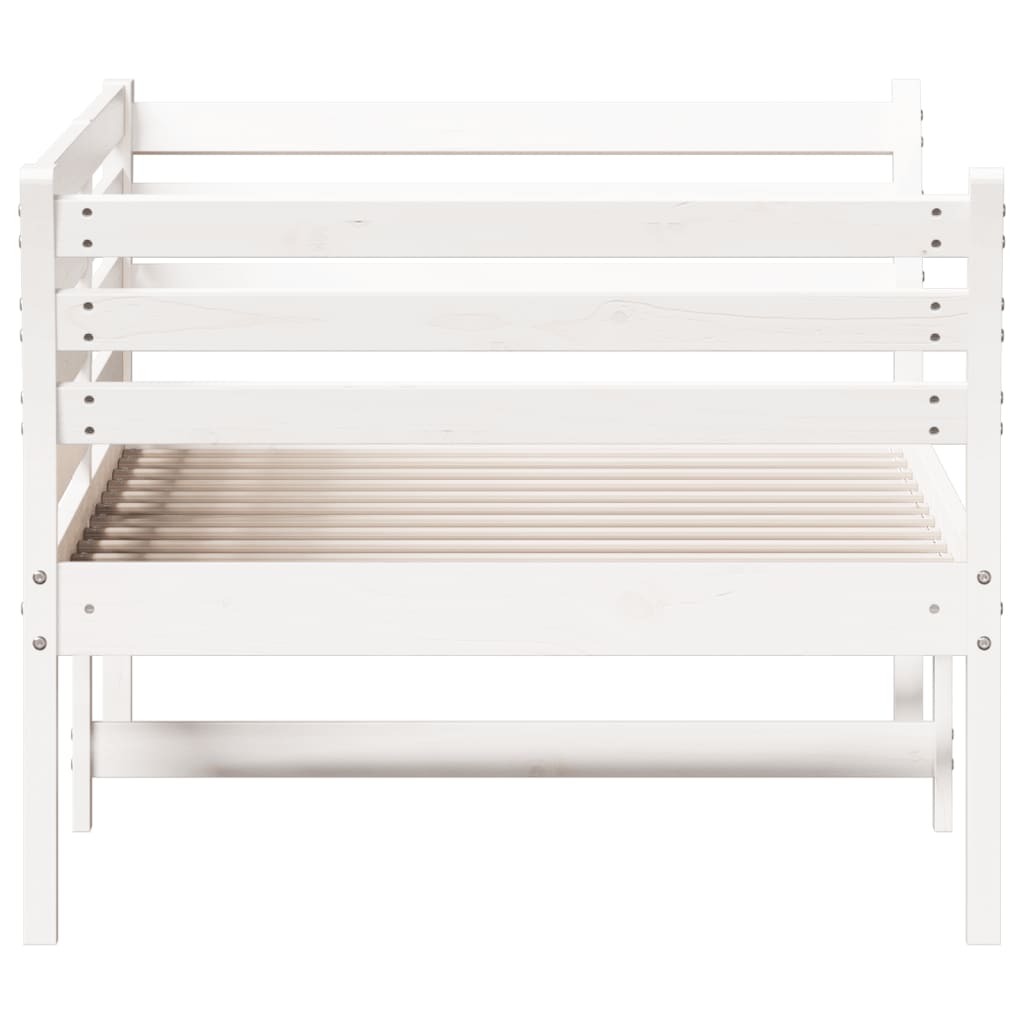 Solid Pine White Day Bed 80x200 cm - No Mattress Included