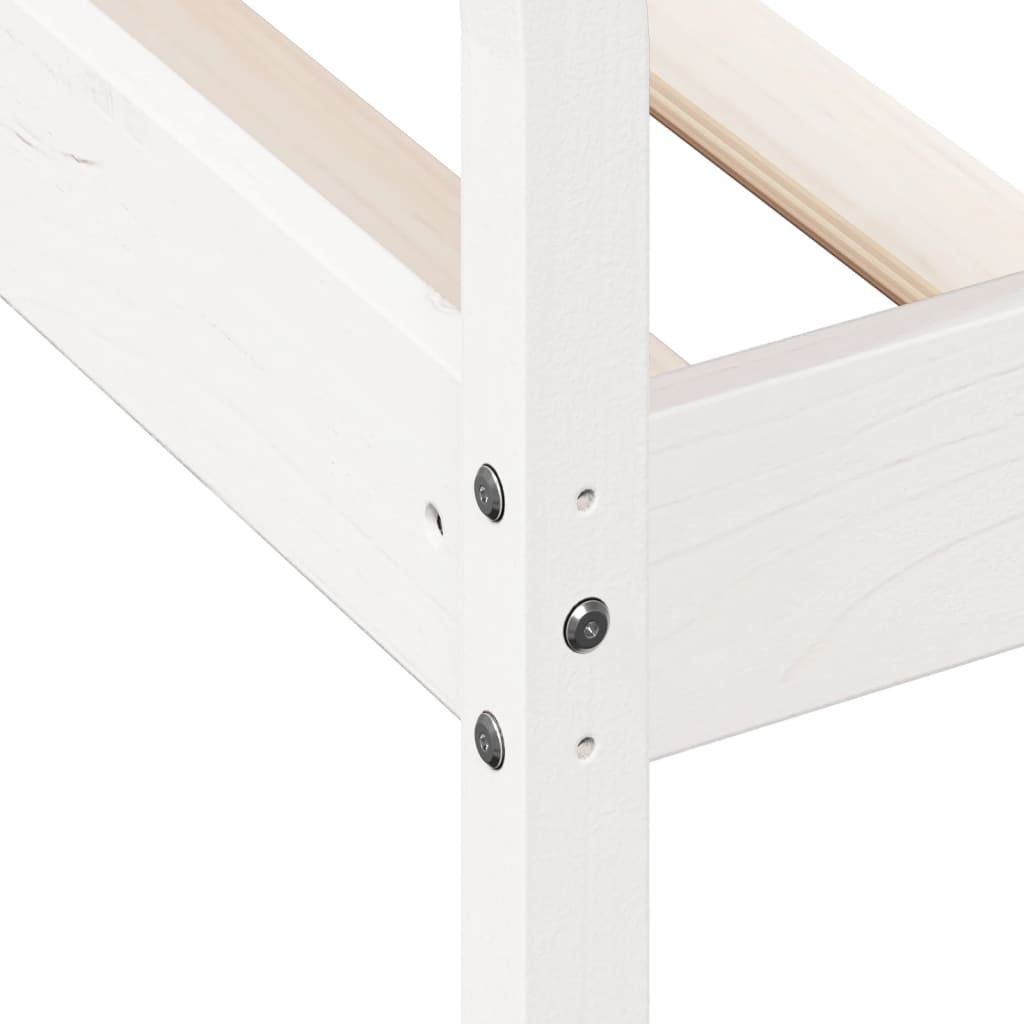 Solid Pine White Day Bed 80x200 cm - No Mattress Included