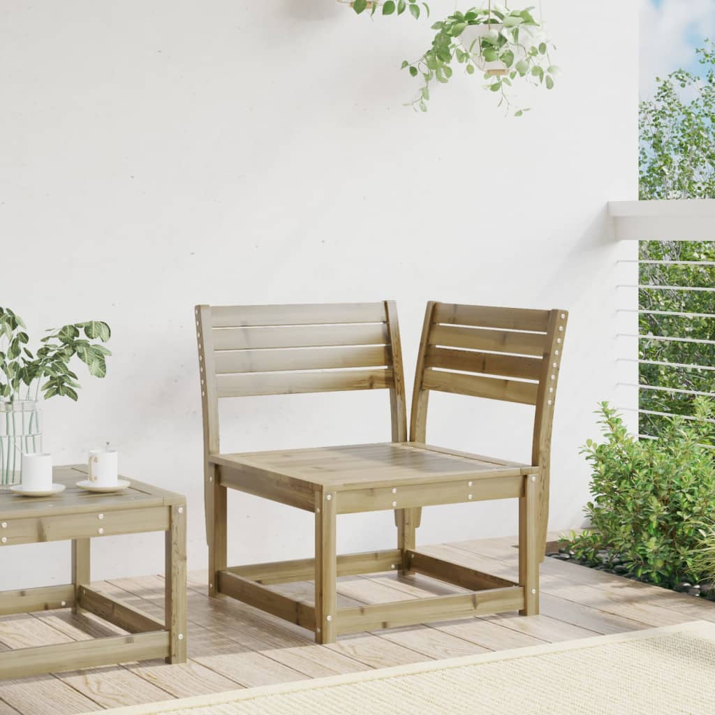 Impregnated Pine Garden Sofa Corner - 73x73x78 cm