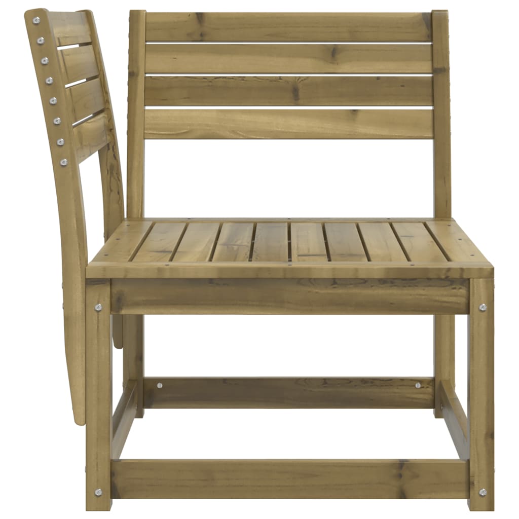 Impregnated Pine Garden Sofa Corner - 73x73x78 cm