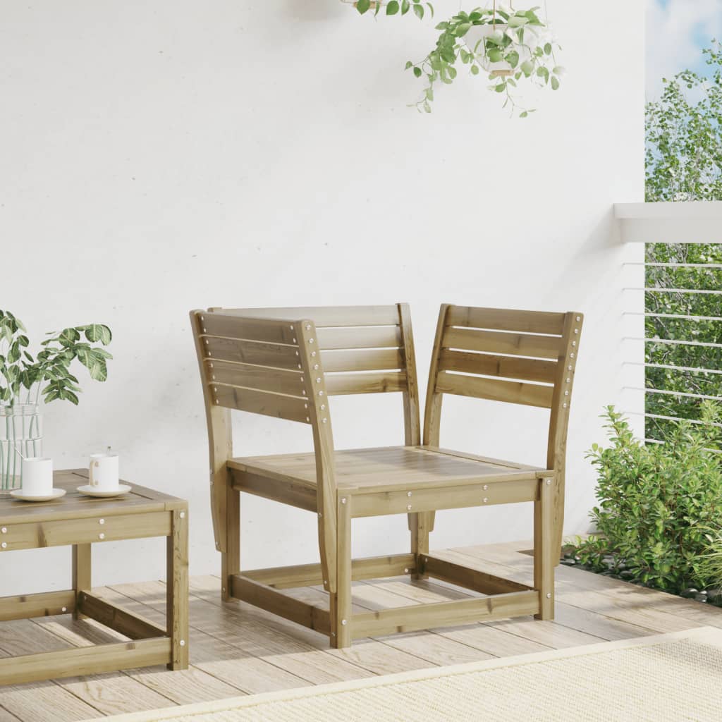 Durable Pine Garden Chair - Impregnated Wood for Longevity