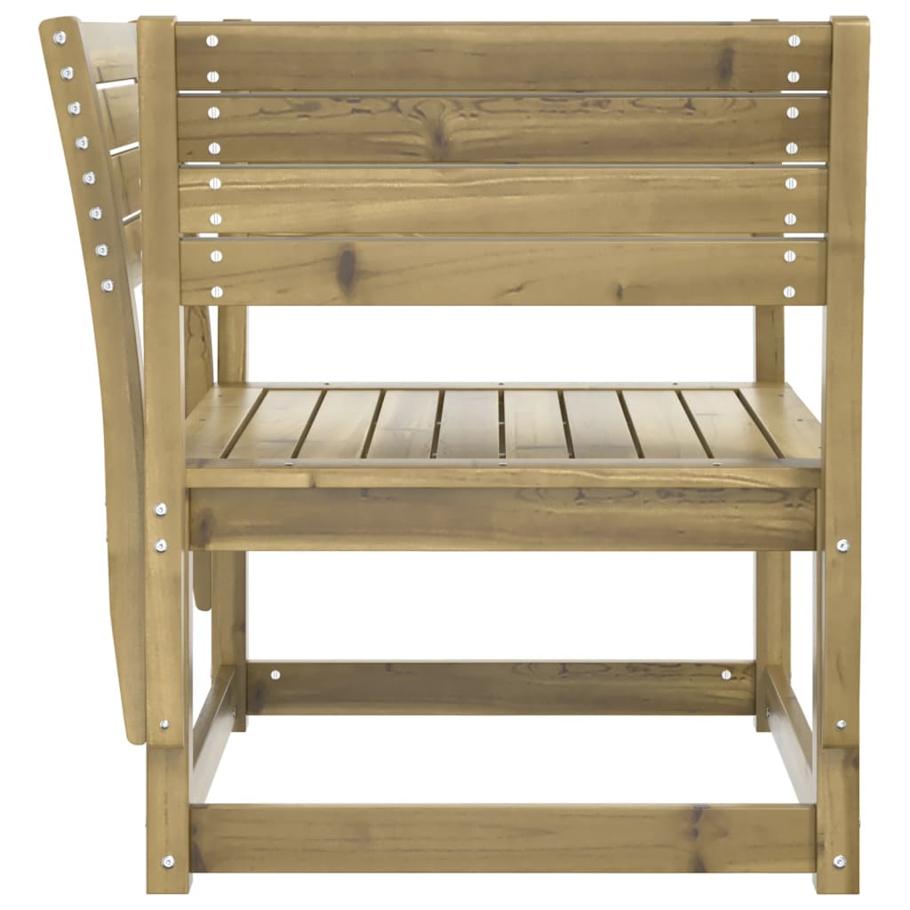 Durable Pine Garden Chair - Impregnated Wood for Longevity