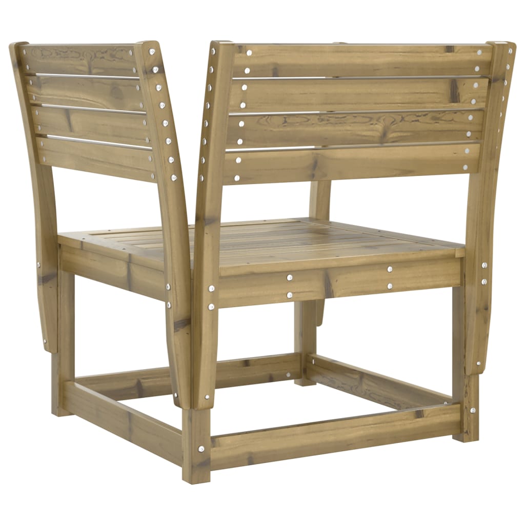 Durable Pine Garden Chair - Impregnated Wood for Longevity