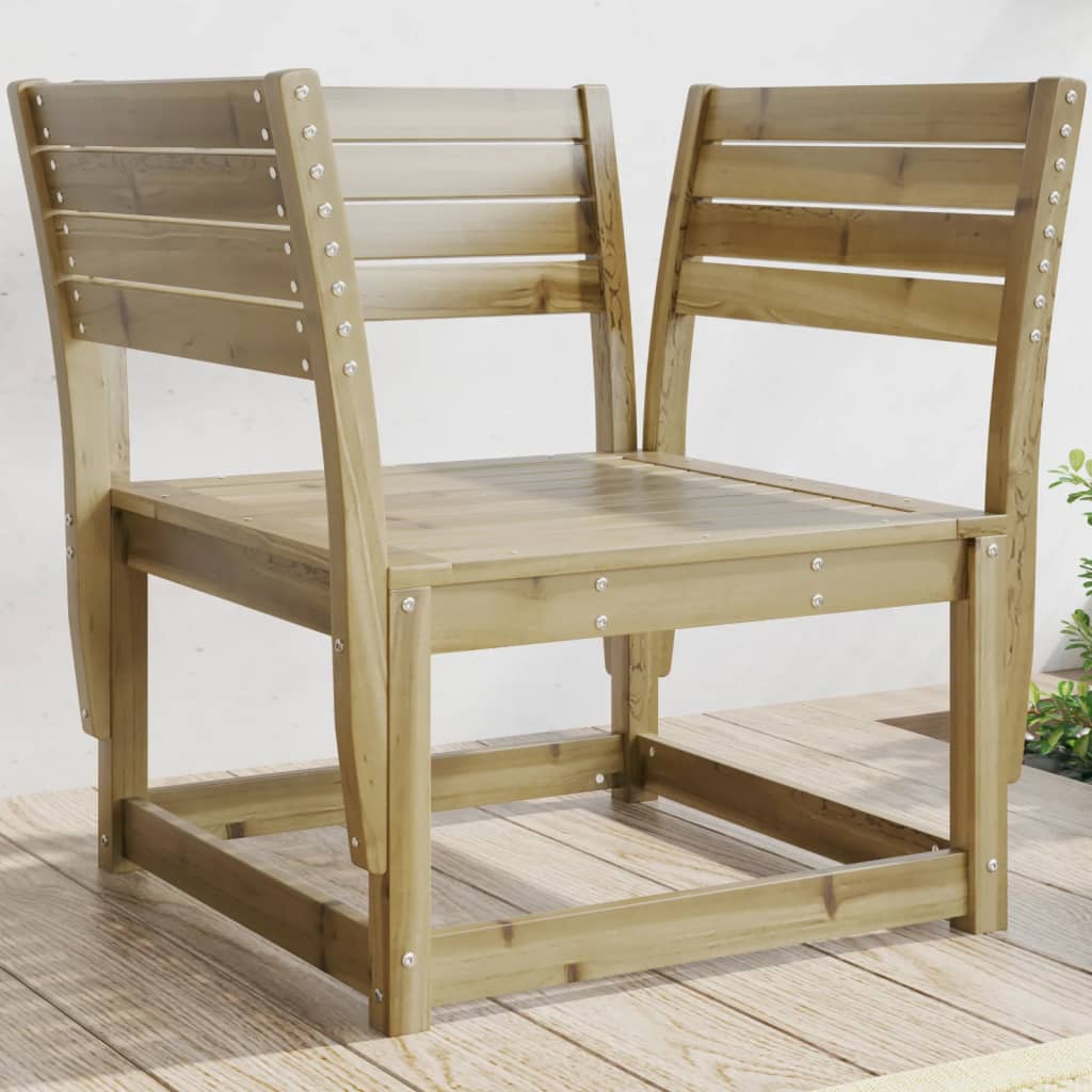 Durable Pine Garden Chair - Impregnated Wood for Longevity