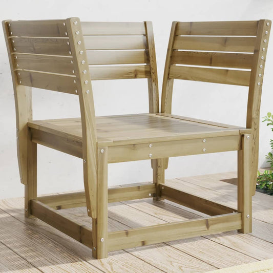 Durable Pine Garden Chair - Impregnated Wood for Longevity